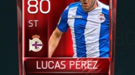 Lucas Pérez 80 OVR Fifa Mobile Base Elite Player