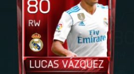 Lucas Vázquez 80 OVR Fifa Mobile Base Elite Player