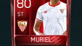 Luis Muriel 80 OVR Fifa Mobile Base Elite Player