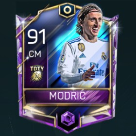 Luka Modrić 91 OVR Fifa Mobile TOTY Player