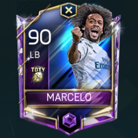 Marcelo Vieira 90 OVR Fifa Mobile TOTY Player