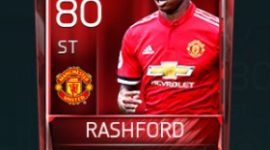 Marcus Rashford 80 OVR Fifa Mobile Base Elite Player