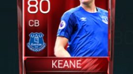 Michael Keane 80 OVR Fifa Mobile Base Elite Player