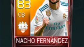 Nacho Fernández 83 OVR Fifa Mobile TOTW Player