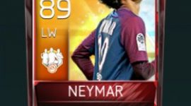 Neymar 89 OVR Fifa Mobile TOTW Player