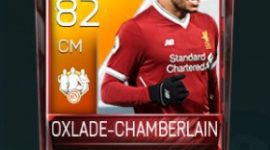 Oxlade-Chamberlain 82 OVR Fifa Mobile TOTW Player