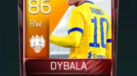 Paulo Dybala 86 OVR Fifa Mobile TOTW Player