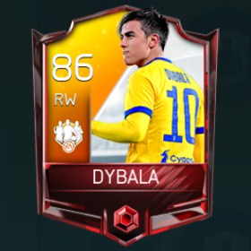 Paulo Dybala 86 OVR Fifa Mobile TOTW Player