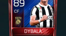 Paulo Dybala 89 OVR Fifa Mobile TOTY Player