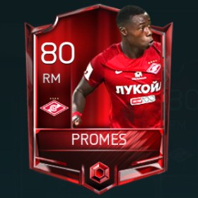 Quincy Promes 80 OVR Fifa Mobile Base Elite Player