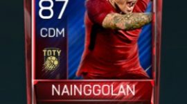 Radja Nainggolan 87 OVR Fifa Mobile TOTY Player