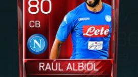 Raúl Albiol 80 OVR Fifa Mobile Base Elite Player