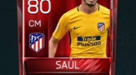 Saúl Ñíguez 80 OVR Fifa Mobile Base Elite Player