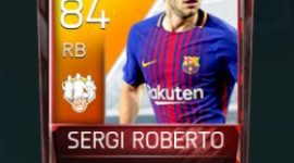 Sergi Roberto 84 OVR Fifa Mobile TOTW Player