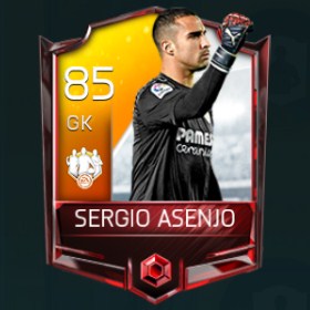 Sergio Asenjo 85 OVR Fifa Mobile TOTW Player