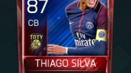 Thiago Silva 87 OVR Fifa Mobile TOTY Player