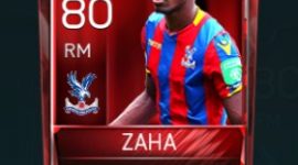 Wilfried Zaha 80 OVR Fifa Mobile Base Elite Player