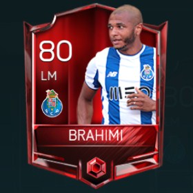 Yacine Brahimi 80 OVR Fifa Mobile Base Elite Player