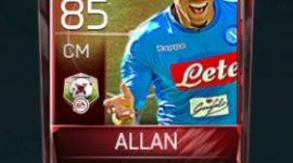 Allan 85 OVR Fifa Mobile Matchups Player