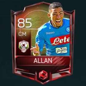 Allan 85 OVR Fifa Mobile Matchups Player