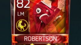 Andrew Robertson 82 OVR Fifa Mobile 18 Lunar New Year Player