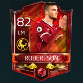 Andrew Robertson 82 OVR Fifa Mobile 18 Lunar New Year Player