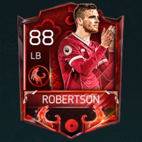 Andrew Robertson 88 OVR Fifa Mobile 18 Lunar New Year Player