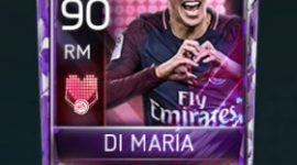 Ángel Di María 90 OVR Fifa Mobile 18 Heartbreakers Player