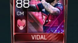 Arturo Vidal 88 OVR Fifa Mobile 18 Heartbreakers Player