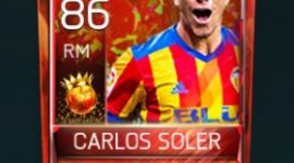 Carlos Soler 86 OVR Fifa Mobile 18 Carniball Player