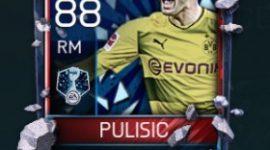 Christian Pulisic 88 OVR Fifa Mobile 18 Record Breaker Player