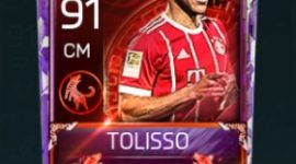 Corentin Tolisso 91 OVR Fifa Mobile 18 Lunar New Year Player