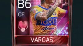 Eduardo Vargas 86 OVR Fifa Mobile 18 Heartbreakers Player