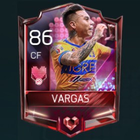 Eduardo Vargas 86 OVR Fifa Mobile 18 Heartbreakers Player