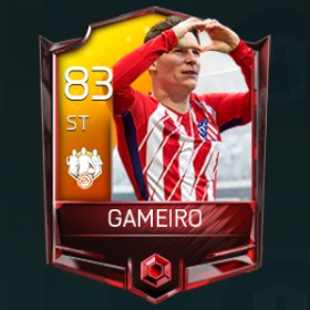 Gameiro 83 OVR Fifa Mobile 18 TOTW February 2018 Week 3 Player