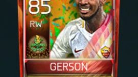 Gerson 85 OVR Fifa Mobile 18 Carniball Player