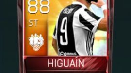 Gonzalo Higuaín 88 OVR Fifa Mobile TOTW Player