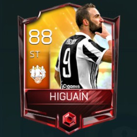 Gonzalo Higuaín 88 OVR Fifa Mobile TOTW Player