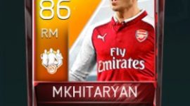 Henrikh Mkhitaryan 86 OVR Fifa Mobile TOTW Player
