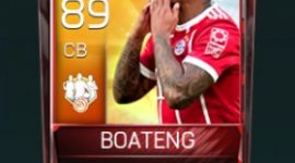 Jérôme Boateng 89 OVR Fifa Mobile TOTW Player