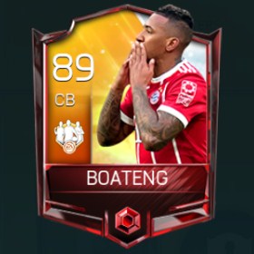 Jérôme Boateng 89 OVR Fifa Mobile TOTW Player