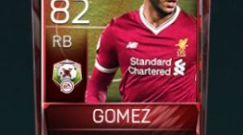 Joe Gomez RB 82 OVR Fifa Mobile Matchups Player