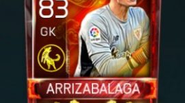 Kepa Arrizabalaga 83 OVR Fifa Mobile 18 Lunar New Year Player