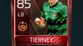 Kieran Tierney 85 OVR Fifa Mobile Tournament Player