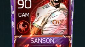 Morgan Sanson 90 OVR Fifa Mobile 18 Lunar New Year Player