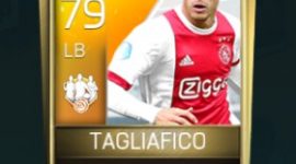 Nicolás Tagliafico 79 OVR Fifa Mobile 18 TOTW February 2018 Week 2 Player