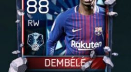 Ousmane Dembélé 88 OVR Fifa Mobile 18 Record Breaker Player