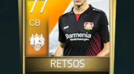 Panagiotis Retsos 77 OVR Fifa Mobile 18 TOTW February 2018 Week 3 Player