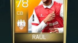 Raul Silva 78 OVR Fifa Mobile 18 TOTW February 2018 Week 2 Player