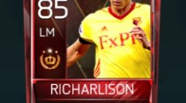 Richarlison 85 OVR Fifa Mobile Tournament Player